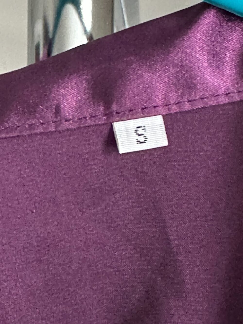 Purple Silky Robe - Picture 2 of 3